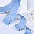 1"(25mm)Grosgrain ribbon 332 репсовая лента 23 ярда серо голубая