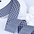 1-1/2"(38mm)Gingham Ribbon A066 лента тканевая в мелкую клетку 10 ярдов тёмно синяя