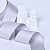 2"(50mm)Twill Ribbon 007 саржевая лента 15 ярдов светло серая