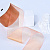 2"(50mm)Organza  Ribbon 5143 лента органза перламутровая 70 ярдов горчичная