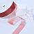 1"(25mm)Organza  Ribbon 1099 лента органза перламутровая 70 ярдов медная
