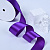 1 1/2"(38mm)Single Face Satin Ribbon 465 односторонняя сатиновая лента 10 ярдов фиолетовая