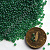 Бисер калиброванный 12/0 50 г зеленый 522