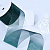 2"(50mm)Organza  Ribbon 4055 лента органза перламутровая 70 ярдов изумрудная