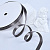 3/8"(9mm)Single Face Satin Ribbon 017 односторонняя сатиновая лента 10 ярдов тёмно серая