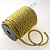 Шнур витой однотонный с люрексом 8 мм 25 м золото 053