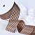 1-1/2"(38mm)Gingham Ribbon A001 лента тканевая в мелкую клетку 10 ярдов коричневая 