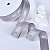1"(25mm) Grosgrain edge satin Ribbon 012 репсовая лента с сатином 23 ярда серая