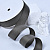1"(25mm)Twill Ribbon 569 саржевая лента 15 ярдов серый