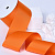 2"(50mm)Grosgrain ribbon 668 репсовая лента 23 ярда оранжевая