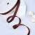3/8"(9mm)Grosgrain ribbon 868 репсовая лента 23 ярда коричневая
