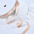 3/8"(9mm)Single Face Satin Ribbon 826 односторонняя сатиновая лента 10 ярдов бежевая
