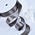 1"(25mm)Double Face Satin Ribbon 017 двухсторонняя сатиновая лента 10 ярдов серая