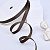 3/8"(9mm)Grosgrain ribbon 572 репсовая лента 23 ярда коричневая