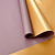 Плёнка корейская двухсторонняя 0.56*10м 65мкм светло-лиловый/золото 43