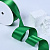 1 1/2"(38mm)Single Face Satin Ribbon 580 односторонняя сатиновая лента 10 ярдов зелёная