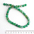 Зеленый агат 8 мм 46 шт