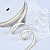 3/8“（9mm）Gold Metallic-Edge Grosgrain Ribbon 028 репсовая лента с золотым люрексом айвори