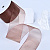 2"(50mm)Organza  Ribbon 6067 лента органза перламутровая 70 ярдов коричневая