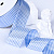 1-1/2"(38mm)Gingham Ribbon A062 лента тканевая в мелкую клетку 10 ярдов голубая