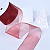 2"(50mm)Organza  Ribbon 1354 лента органза перламутровая 70 ярдов медная