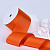 2"(50mm)Grosgrain ribbon 751 репсовая лента 23 ярда оранжевая