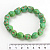 Браслет череп зелёный