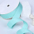 1"(25mm)Grosgrain ribbon 314 репсовая лента 23 ярда тиффани