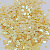 Пайетки пришивные круглые 5 мм 50 гр желтый голограмма 32