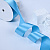 1 1/2"(38mm)Double Face Satin Ribbon 340 двухсторонняя сатиновая лента 10 ярдов голубая