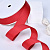 1"(25mm)Grosgrain ribbon 264 репсовая лента 23 ярда рубиновая
