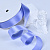 1"(25mm)Single Face Satin Ribbon 447 односторонняя сатиновая лента 10 ярдов ирис