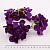 Веточка гортензии 12 соцветий 150 шт фиолетовая 16