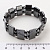 Браслет гематит плоский с шариками 