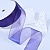 1-1/2"(38mm)Organza  Ribbon 2100лента органза перламутровая 70 ярдов фиолетовая