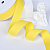 1"(25mm)Cotton Ribbon 645 хлопковая лента 19 ярдов жёлтая