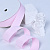 1"(25mm)Polyester Suede Ribbon 123лента из полиэстеровой замши 19 ярдов розовая 