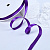 3/8"(9mm)Single Face Satin Ribbon 465 односторонняя сатиновая лента 10 ярдов фиолетовая