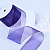 2"(50mm)Organza  Ribbon 2100 лента органза перламутровая 70 ярдов фиолетовая