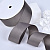 1-1/2"(38mm)Grosgrain ribbon 017 репсовая лента 23 ярда серая