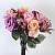 Букет роз 7 веток 45 см 1 шт розово сиреневый