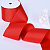 2-1/2"(63mm)Grosgrain ribbon 235 репсовая лента 23 ярда красная