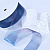 1-1/2"(38mm)Organza  Ribbon 3120лента органза перламутровая 70 ярдов синяя