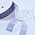 1"(25mm)Organza  Ribbon 0062 лента органза перламутровая 70 ярдов сиреневая пудра