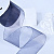 2"(50mm)Organza  Ribbon 3164 лента органза перламутровая 70 ярдов тёмно синяя