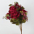 Куст розы флоуресцентной 14 веточек 48 см 1 шт бордовый