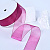 1-1/2"(38mm)Organza  Ribbon 1197лента органза перламутровая 70 ярдов малиновая