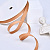 3/8"(9mm)Grosgrain ribbon 693 репсовая лента 23 ярда бежевая