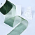 2"(50mm)Organza  Ribbon 4100 лента органза перламутровая 70 ярдов тёмно зелёная