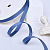 3/8"(9mm)Grosgrain ribbon 363 репсовая лента 23 ярда синяя